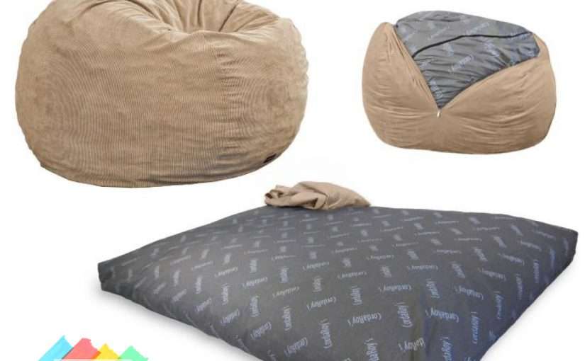 Ghế Lười Bean Bag Home ghe-luoi-da-nang-2-825x510 Ghế Lười Đa Năng - Màu nâu nhạt Nhà xinh Nội thất Trang trí  