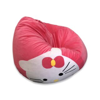 Ghế Lười Gấu Bông Kitty Hạt Xốp Size M Ghế lười cao cấp beanbaghome.com