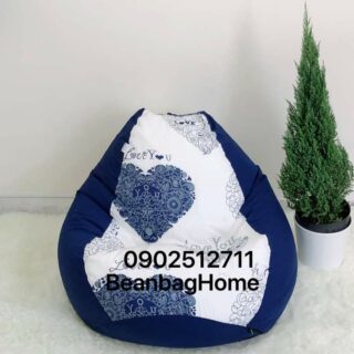 Ghế Lười Hạt Xốp Cotton Size L Ghế lười cao cấp beanbaghome.com