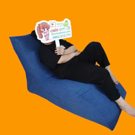 Ghế Lười Hạt Xốp Sofa Dài Kèm Gối Ôm Ghế lười cao cấp beanbaghome.com