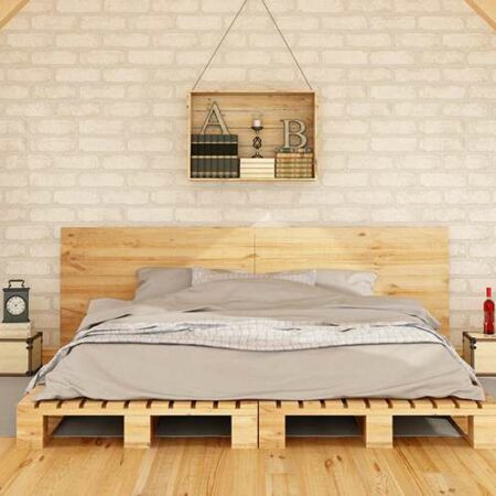 Giường ngủ Pallet gỗ thông Giường ngủ beanbaghome.com 2