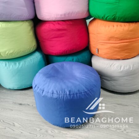 Ghế gác chân hạt xốp BeanbagHome kích thước 45cm x 25cm  – Màu xanh bích Ghế gác chân beanbaghome.com