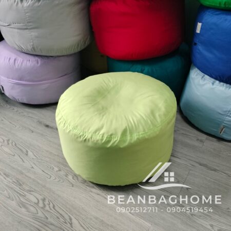 Ghế gác chân hạt xốp BeanbagHome kích thước 45cm x 25cm  – Màu xanh bơ Ghế gác chân beanbaghome.com