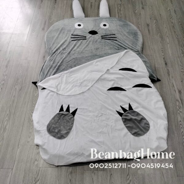 Giường lười nệm thú bông hình Totoro Giường lười nệm thú bông beanbaghome.com 3