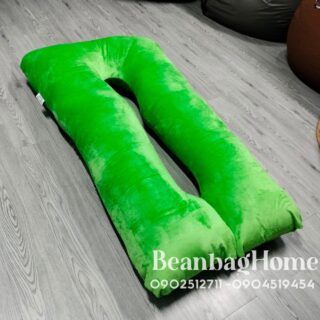 Ghế Lười Bean Bag Home goi-U-bau-nhung-xanh-la7-320x320 Cart  