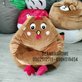 Ghế lười  gà con kute size M Ghế lười giọt nước beanbaghome.com