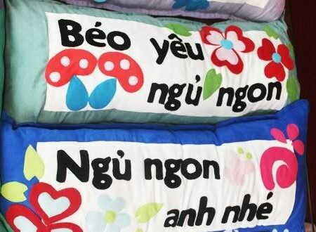 Gối handmade tặng bạn trai​ Gối Handmade beanbaghome.com